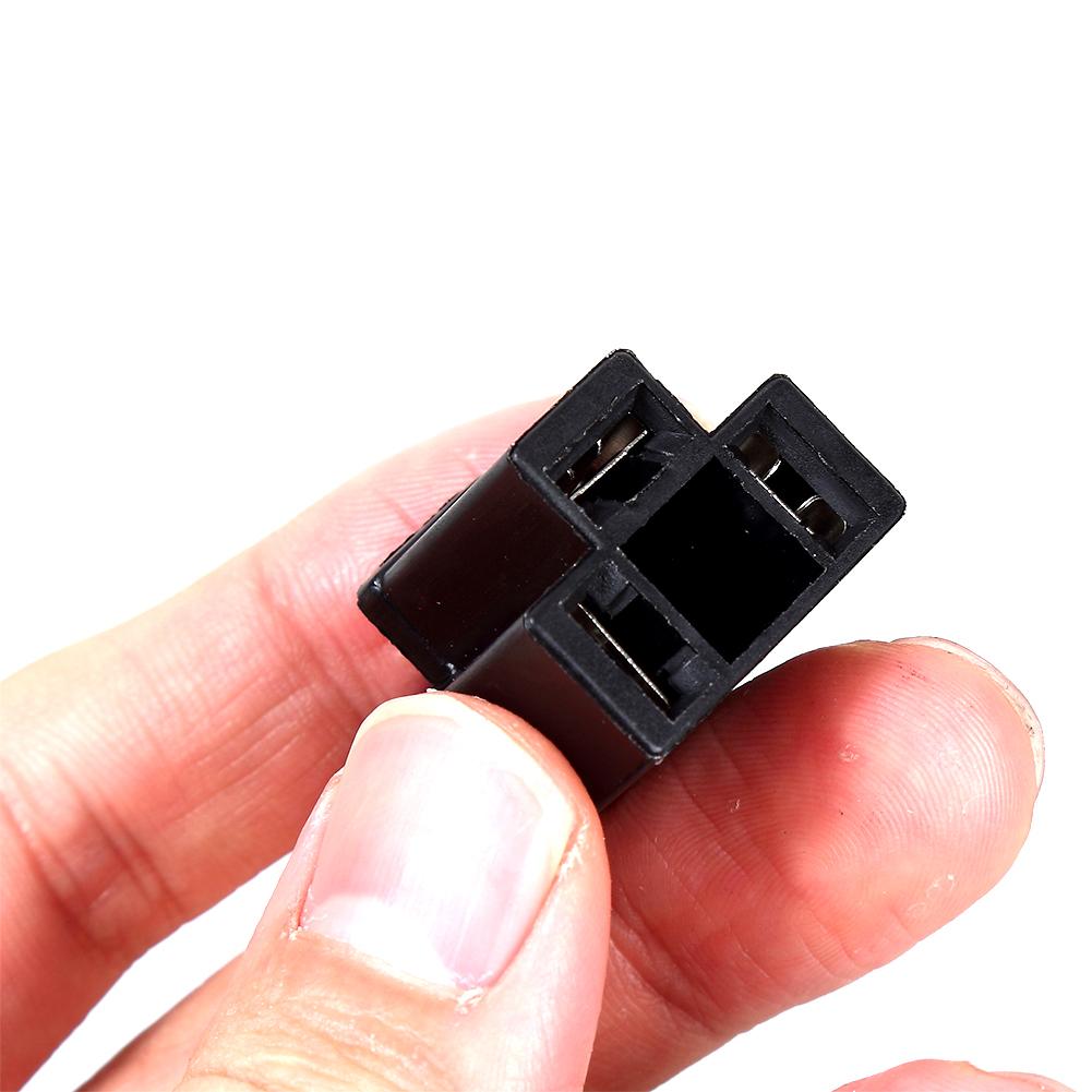 2pcs H4 Car Headlight Assembly Female Socket Plug Adapter Extended Wire Connector