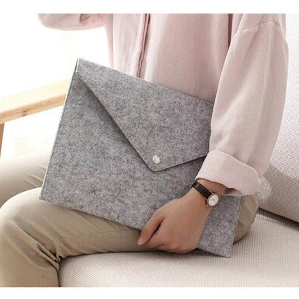 Sac A3 Simple et une couleur pour Documents, portefeuille d&#39;affaires de grande capacité, dossier de fichiers, produits en feutre pour le dépôt de Documents, 1 pièce