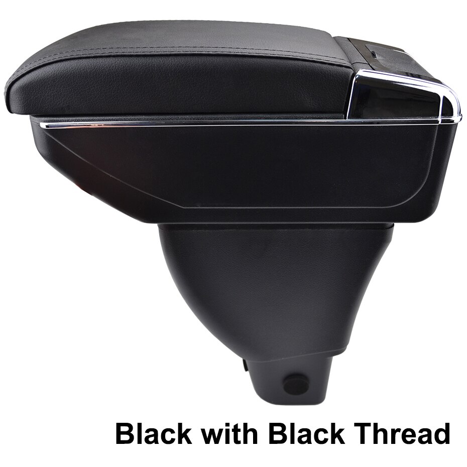 Car Arm Rest Support Storage Box Tray Center Console Armrest For Great Wall Haval M2 Coolbear -: Black Thread