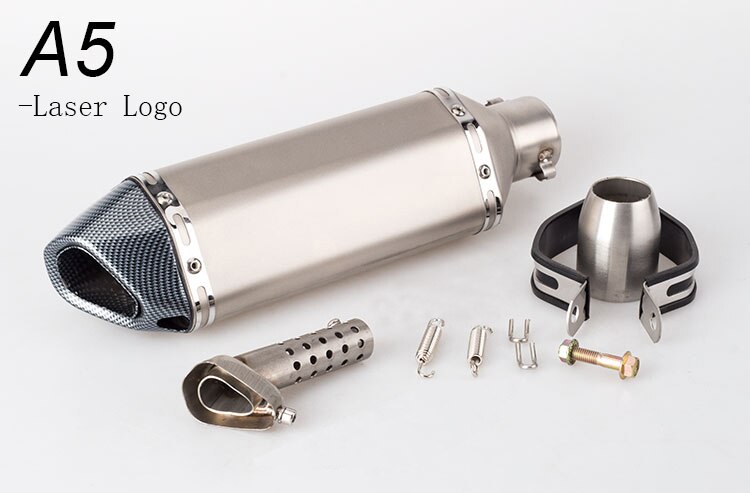 36-51mm Universal Motorcycle Exhaust Modified Muffler Pipe Universal for Exhaust ATV Scooter Dirt Pit Bike Motocross: A5 LASER