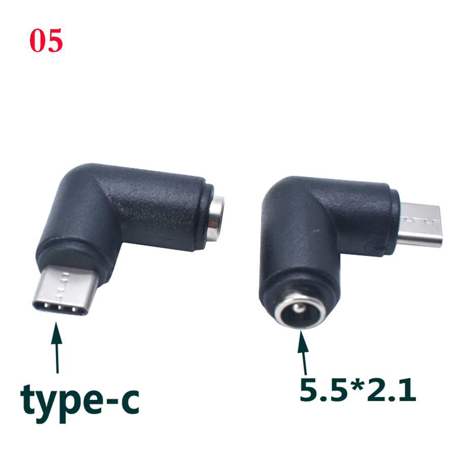 1Pcs Common DC Power male to female 6.5*4.4 / 4.0X1.7 / 3.0*1.1 / 5.5*2.5/usb to 5.5*2.1 plug Converter Laptop Adapter connector