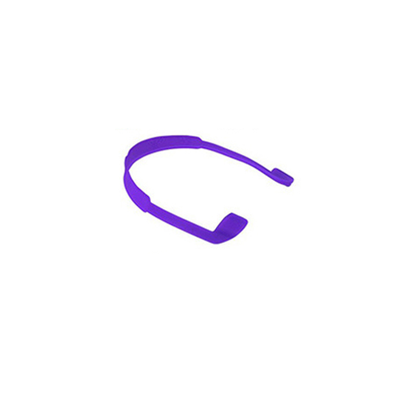 Zilead Siliconen Brillen Strap Kinderen Bril Veiligheid Band Retainer Zonnebril Band Cord Holder Sportbrillen Touw: Paars