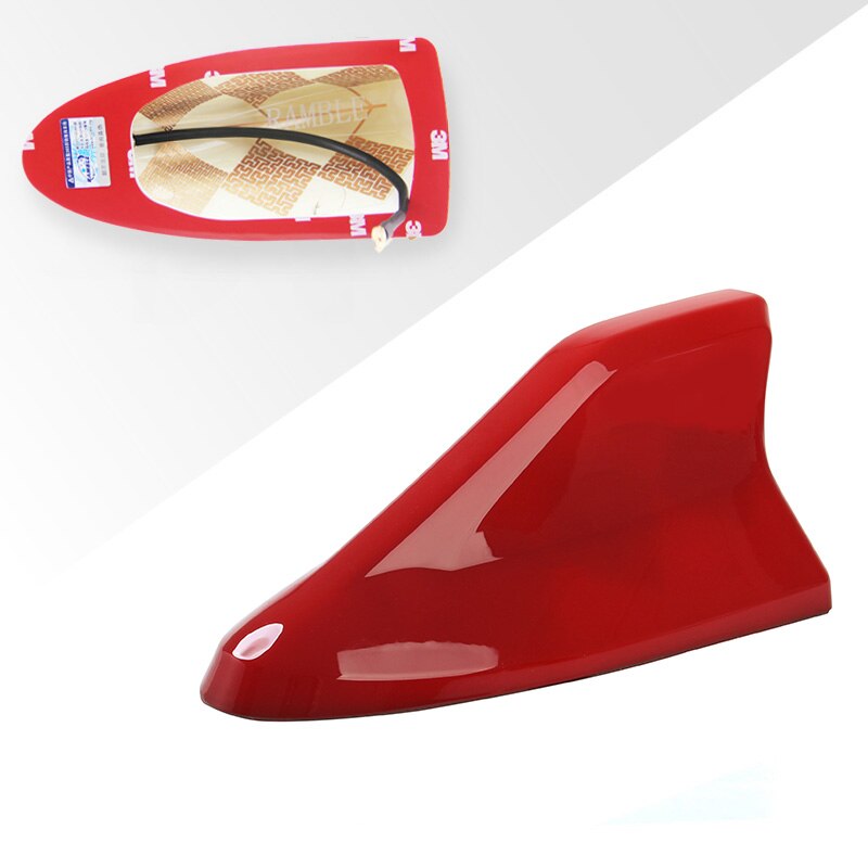 Ramble For Ford Focus 3 4, Focus-ST RS, Auto Parts Accessories, Vehicle Audio Antennas, Shark Fin Radio Aerails: Light Red Advanced