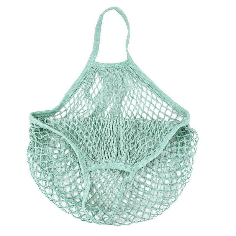 1 stk mamma baby mesh nett skilpadde posere streng gjenbrukbare frukt vesker helsevesen sett p#: En