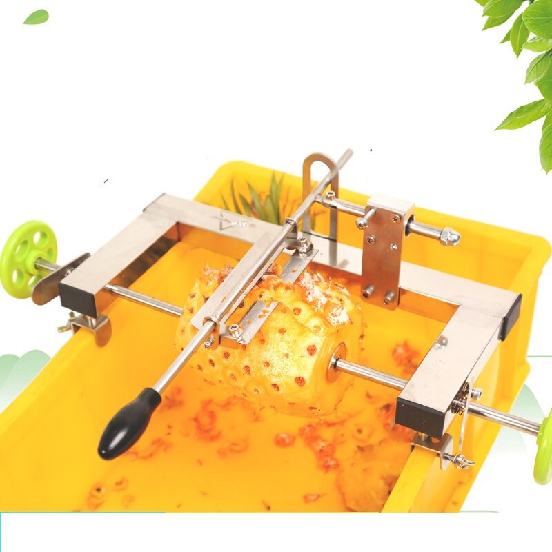 Instrukcja ananasa ze stali nierdzewnej maszyna robić obierania z wymiana ostrza łatwa obsługa instrukcja owoce obierak wysokiej jakości