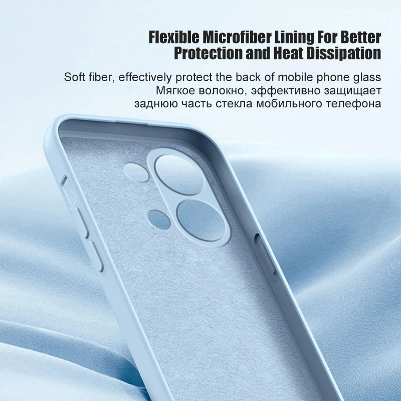 Funda de teléfono Redmi Note 13 Pro, carcasa de silicona líquida cuadrada de lujo para Xiaomi Redmi Note 13, Note 13 Pro, Note 13pro Plus, 5G