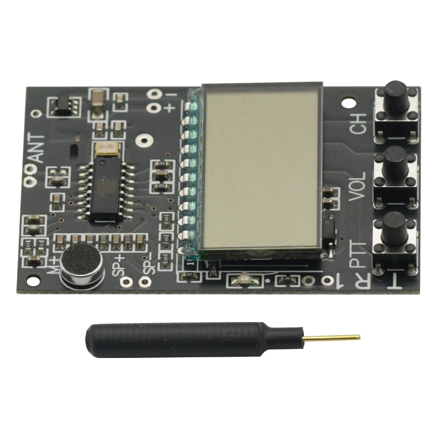 1 STKS Voor FM Walkie Talkie Printplaat Transceiver Alle-in-Een Module FM Zender Ontvanger Module 7 Frequentie 27-480 MHz