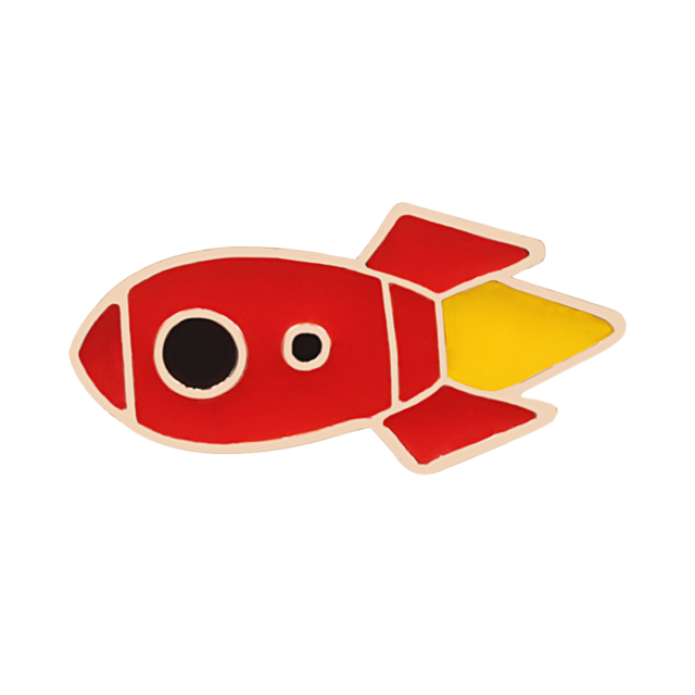 Broche espacial de esmalte, preciso do meu espaço, broche de astronauta, constelações, lapela, presentes para crianças, broches e joias de emblemas: rocket