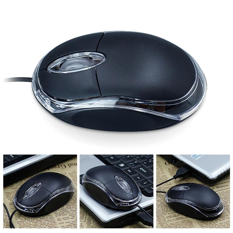 Wired Mouse Computer Mouse 3 Button Easy Use Mouse Optical Wire Mouse for Business PC Computer Laptop Desktop Notebook