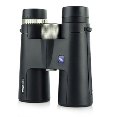Jumelles d'observation des oiseaux 12X42 haute puissance HD télescope BK4 toit prisme lentilles optiques Super claires pour le voyage et le Camping: Black