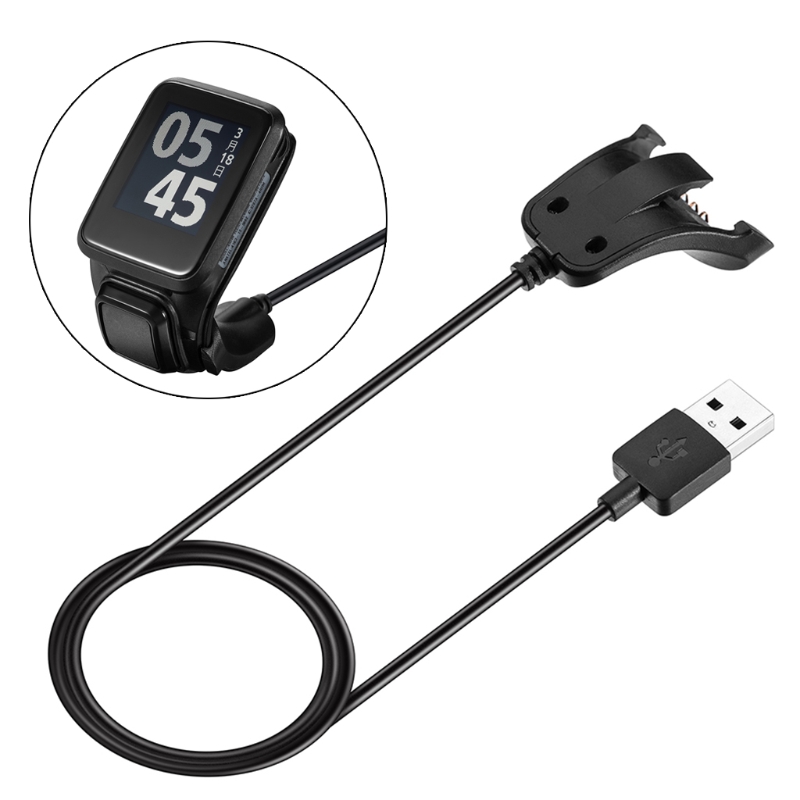 Data Sync Usb Charger Clip Oplaadkabel Voor Tomtom 2 3 Runner Golfer Gps Horloge