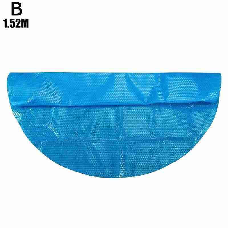 1.22/1.52/1.83M Solar Blauw Plastic Warmte Isolatie Mat Voor Verwarmde Zwembad Thuis Ronde Waterdichte Regendicht deken Cover: B