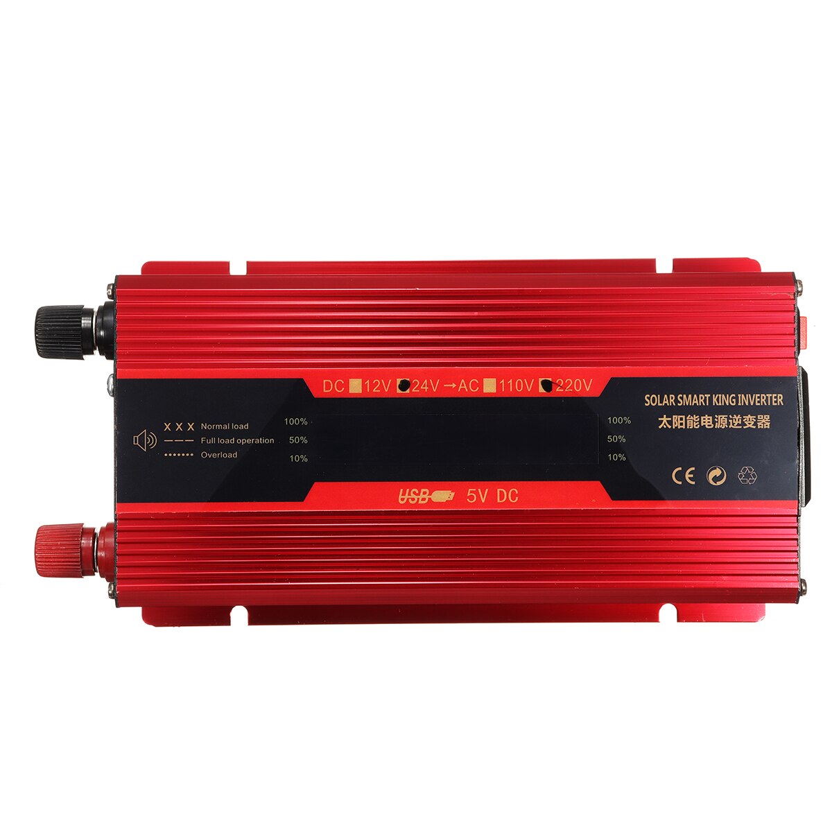 Bil inverter 12v 220v 4000w peak power inverter spænding konverter transformer 12v/24v 110v/220v inverter universal/us stik