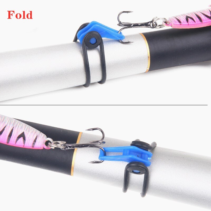 10Pcs/Bag Plastic Fishing Hook Secure Keeper Holder Jig Hooks Safe Keeping For Fishing Rod Tool Bait Casting Lure Accessories