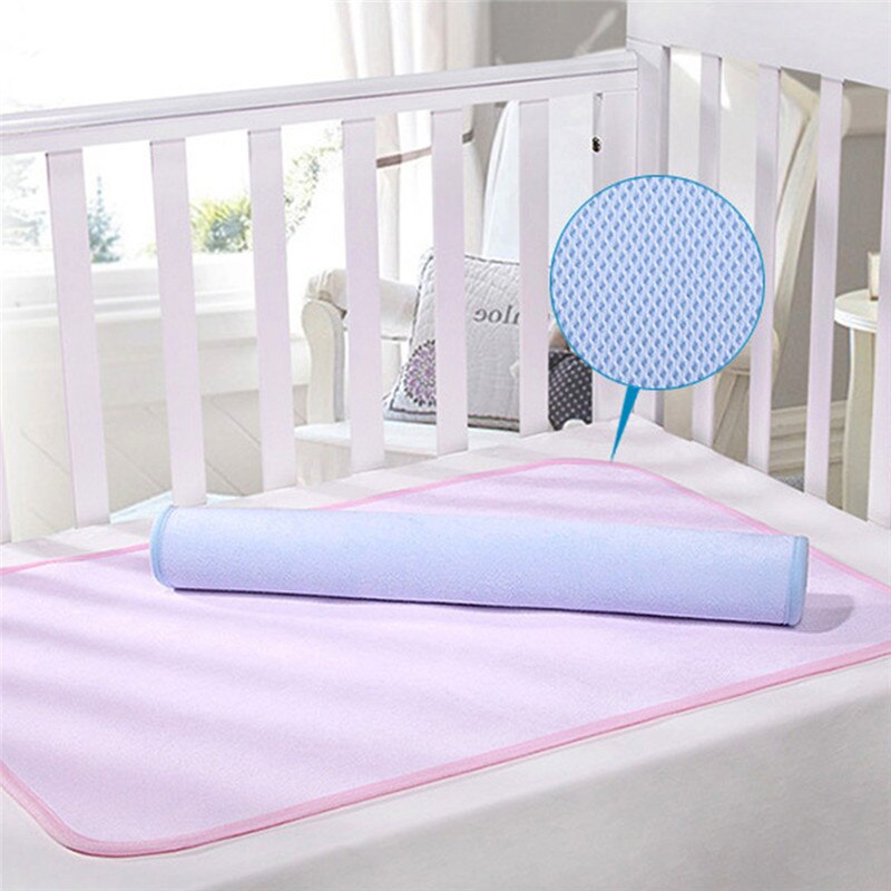 Baby bambus fiber gjenbrukbare bleier barn madrass sengetøy bleie stellematte vanntett madrass babypleie