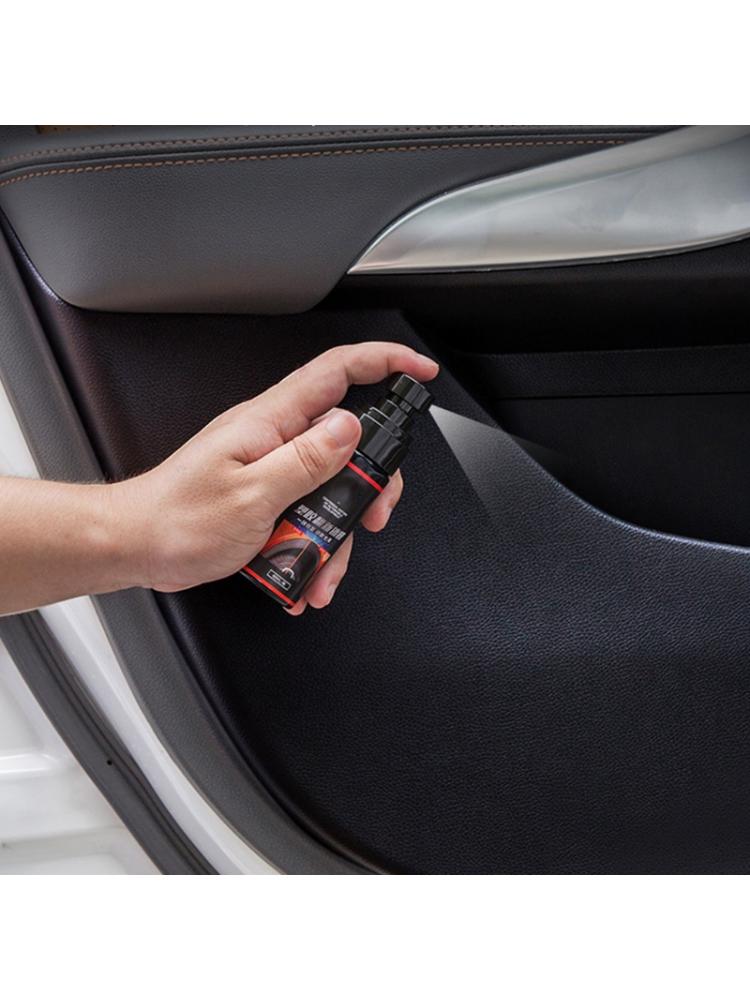 60ml Car Plastic Parts Retreading Agent Instrument Panel Wax Reducing Agent Y4UA