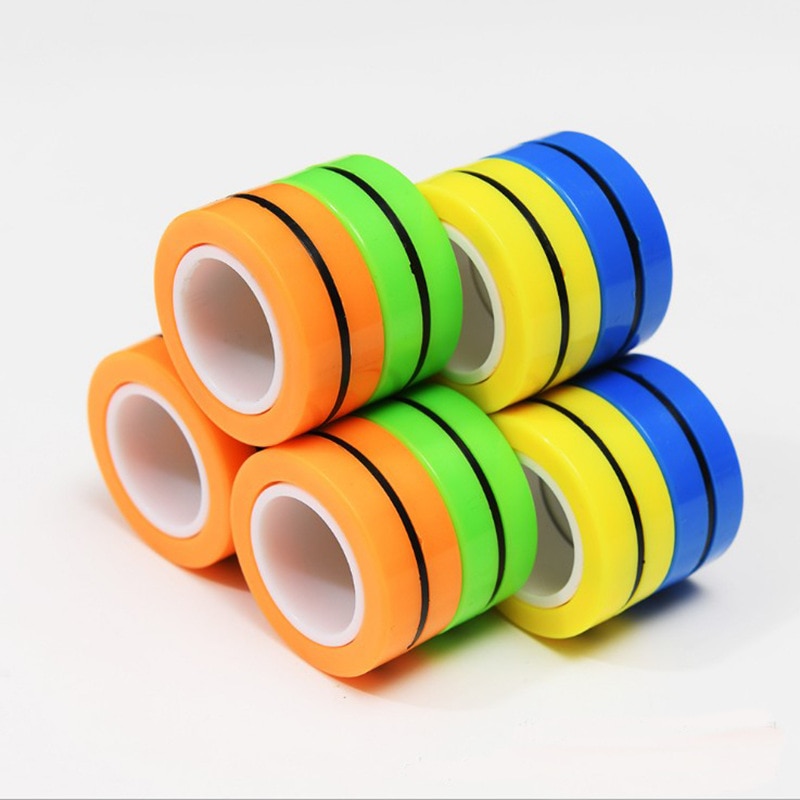Stress Relief Magnetic Rings Fidget Toys For Anxiety Anti-Stress Roller Fingertip Toys Adult Children Finger Spinner Magic Rings