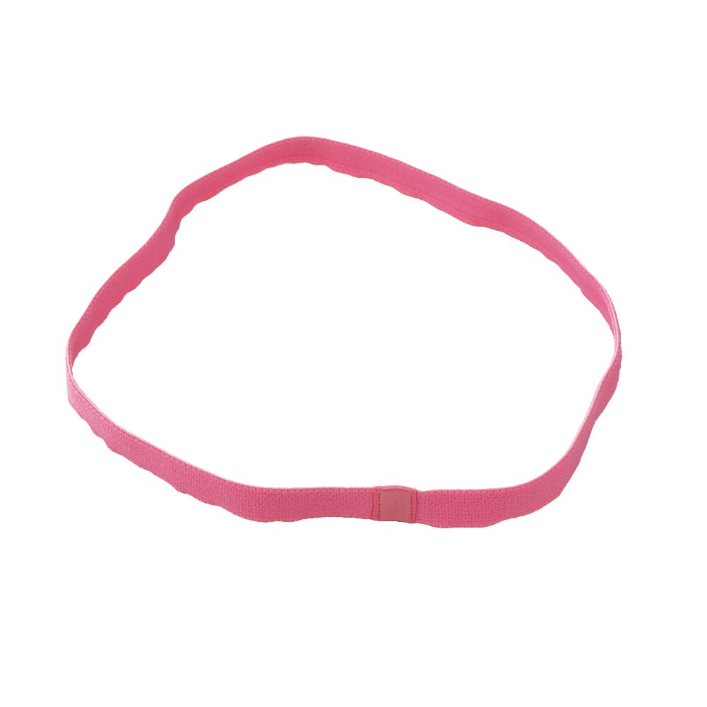 2019 donne Uomo di Sport fasce per capelli della fascia di sport delle ragazze di Sport Anti-slip Elastico In Gomma Fasce Trasporto di Goccia: pink