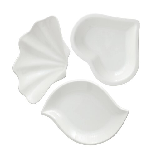 Ceramic Household Vegetable Plate Deep Swing Plate Tableware Set Dim Sum Fruit Plate Tablewares Kitchen Dining: 911 10