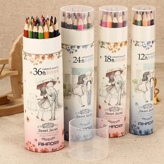 1 Set 12 18 Kleuren Kunstenaar Schrijven Kleurrijke Schets Schilderen Creatieve Kinderen Potlood