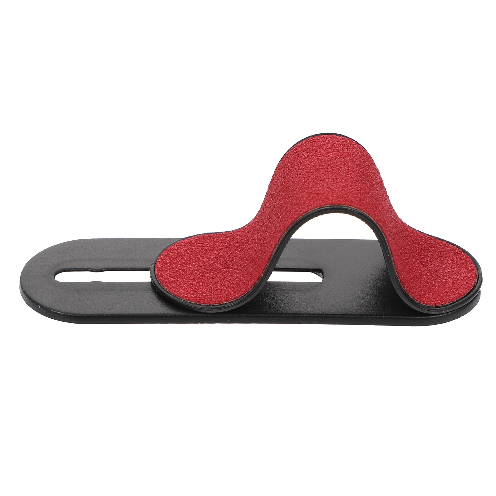 Ceinture support d'anneau de téléphone portable poignées de maintien de téléphone support en Abs poignée de doigt adhésive: Rouge