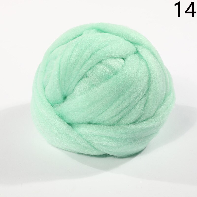 250g Super Thick Natural Wool Chunky Yarn Felt Wool Roving Yarn Spinning Hand Knitting Spin Yarn Diy Blanket Crocheting Supply