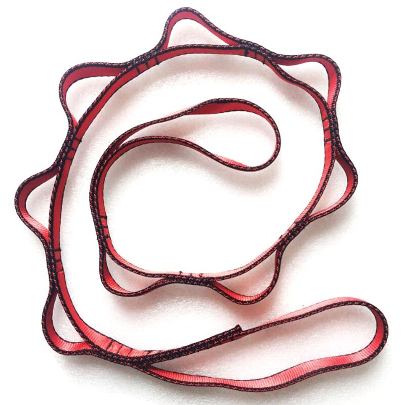 Climbing Belt Rock Climbing Belt Sling Cord for Mountaineering Rappelling Hiking Emergency Tool: Default Title