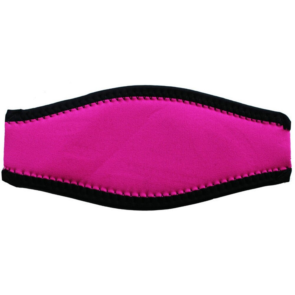 Scuba Diving Mask Head Strap Cover Mask Padded Protect Long Hair Band Strap-Wrapper Diving Swimming Added Comfort Equipment #734: rose