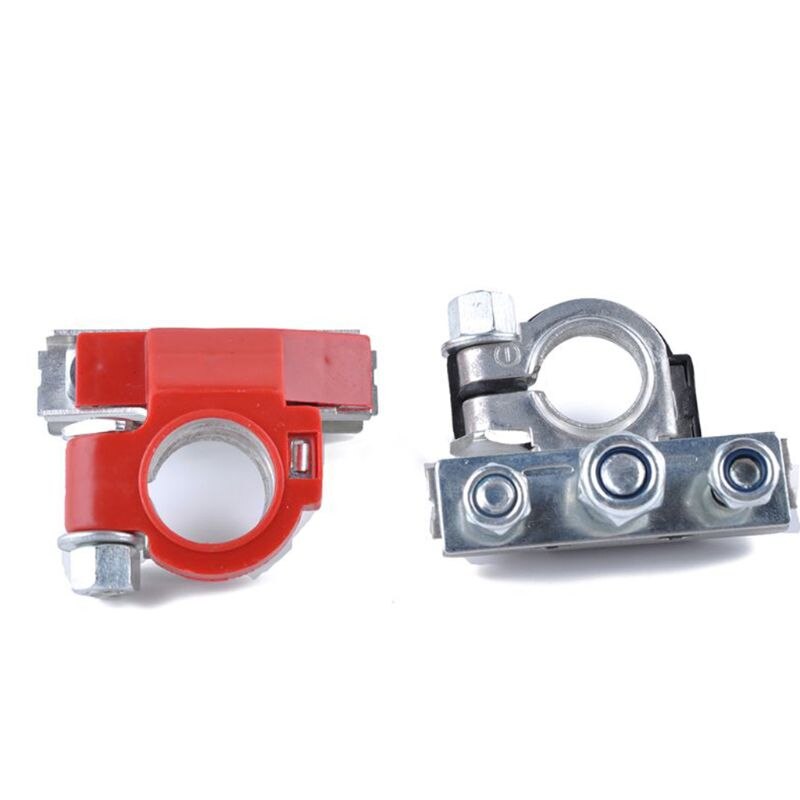 2Pcs 12V Copper Car Battery Terminal Connector Battery Quick Release Battery Clamps for most vehicles