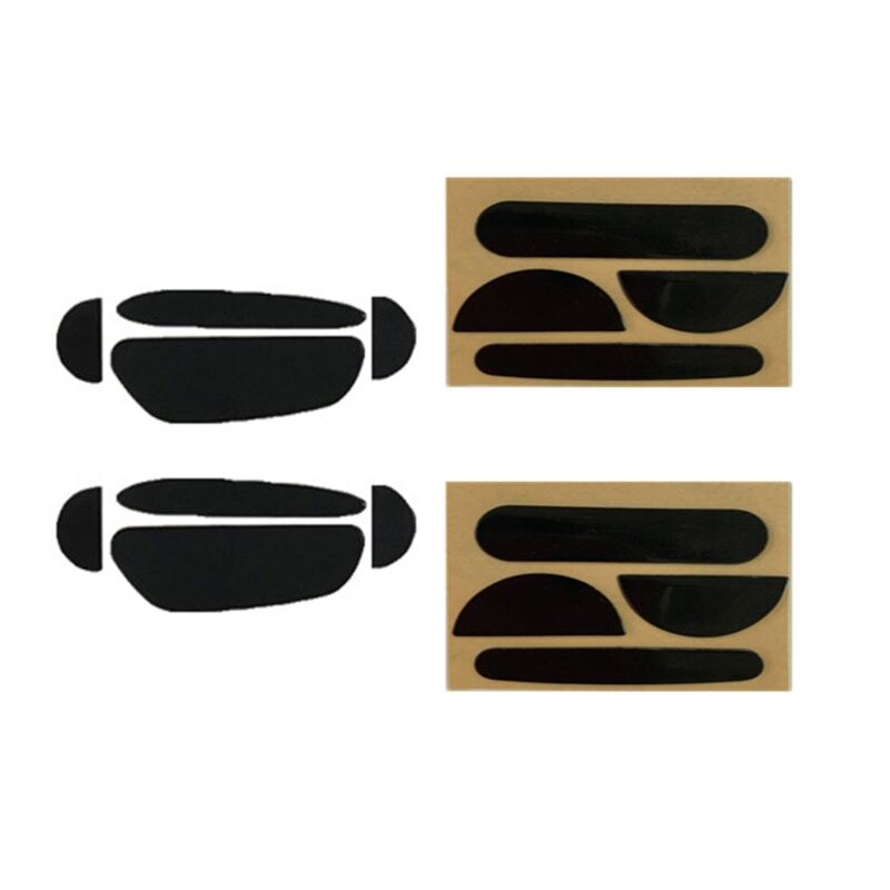 Patins adhésifs pour souris Logitech MX Master 2S et 3, accessoire de rechange autocollant pour meilleure glisse, bords courbés, 2 kits,