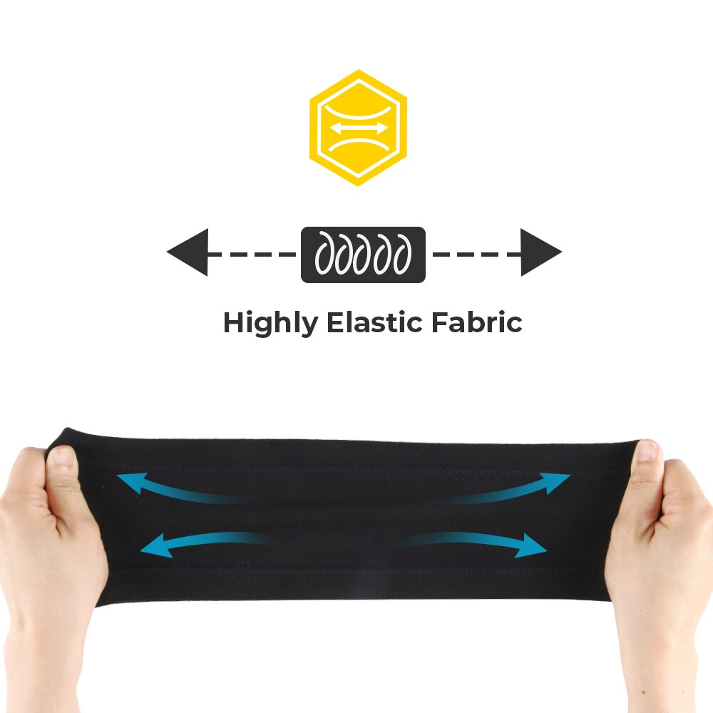 fascia per capelli fascia elastica sport fasce per capelli ciclismo correre capelli testa fitness jogging tennis yoga palestra morbido foulard uomo donna