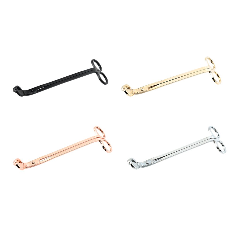 Candle Wick Trimmer Stainless Steel Aromatherapy Candle Scissor Oil Lamp Trim Durable Traceless Cutter Snuffer Tool Hook Clipper