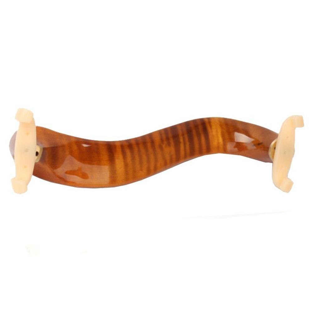 Maple Wood Violin Shoulder Rest for 3/4 4/4 Full Size Violin Shoulder Rest Padded Fiddle Parts Accessories Durable