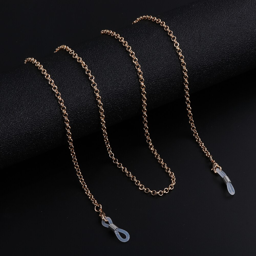 Tyylikkäät lukulasit, ketjulliset metalliset aurinkolasit, vintage-narut, rento helmikoristeinen silmälasikaulakoru, silmälasiasuste: 13