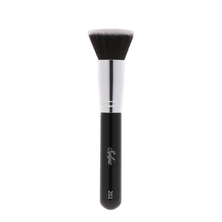 Sylyne Make-Up Kwasten 4 Stuks Professionele Make-Up Borstel Set Klassieke Zwart Handvat Gezicht Make Up Borstels Kit Tools.