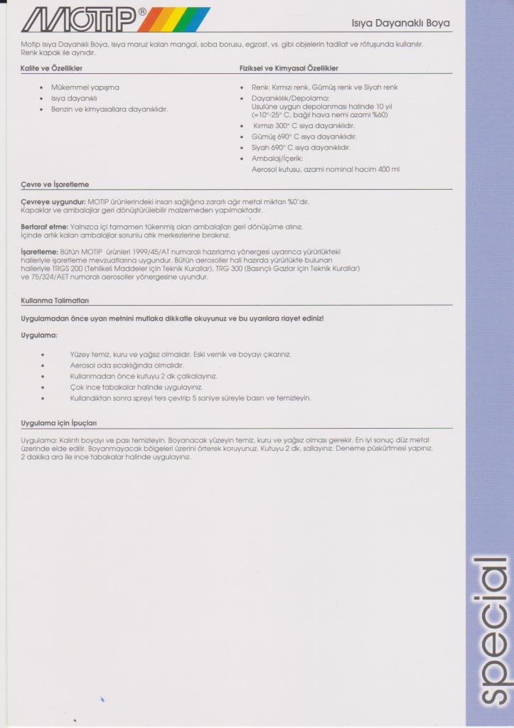 Motip Dull SILVER 690 °C Heat Resistant Spray Paint 400ml