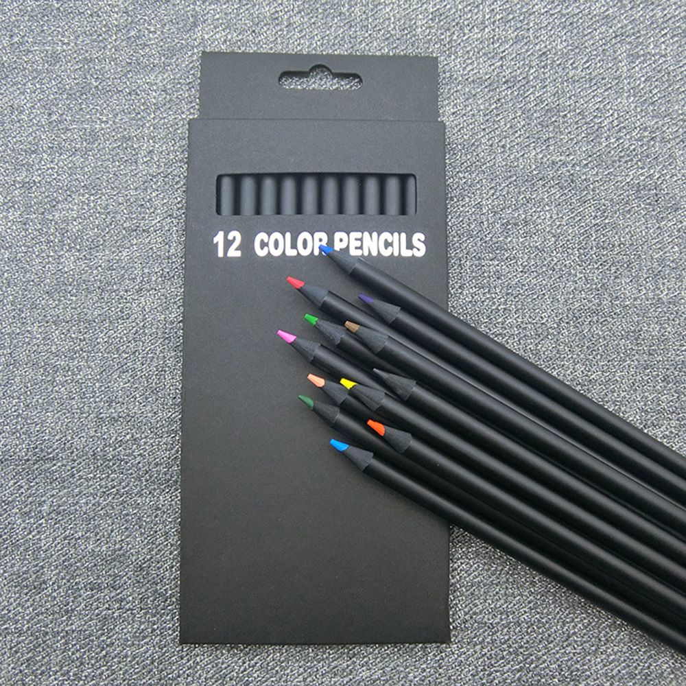 12Pcs Charcoal Pencil Colorful Sketch Drawing For Artist Sketching Drawing Set