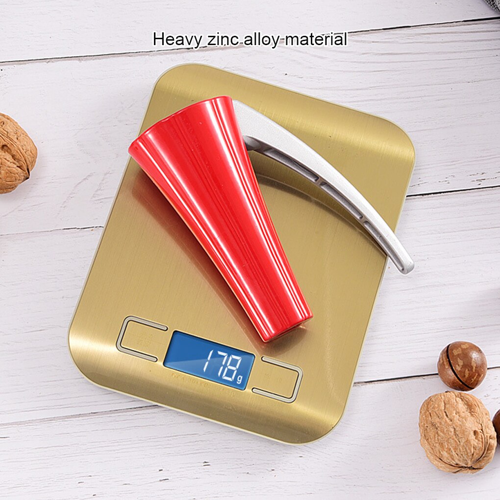 Vertical Multifunctional Walnut Shell Breaker Alloy Serrated Nut Cracker Portable Handheld Walnut Clip Sheller Kitchen Tool