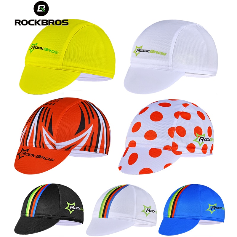 Rockbros fietspet heren fietshelm voering pet ademend katoen elastische sportkleding zweetband ruiterpet hoofddeksel fietspet