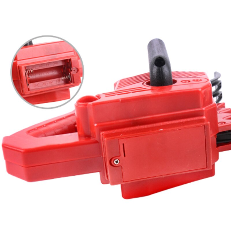 Pretend Play Spinning Small Chainsaw with Sound Power Tool Garden Tool Simulation Toys for Children Boys