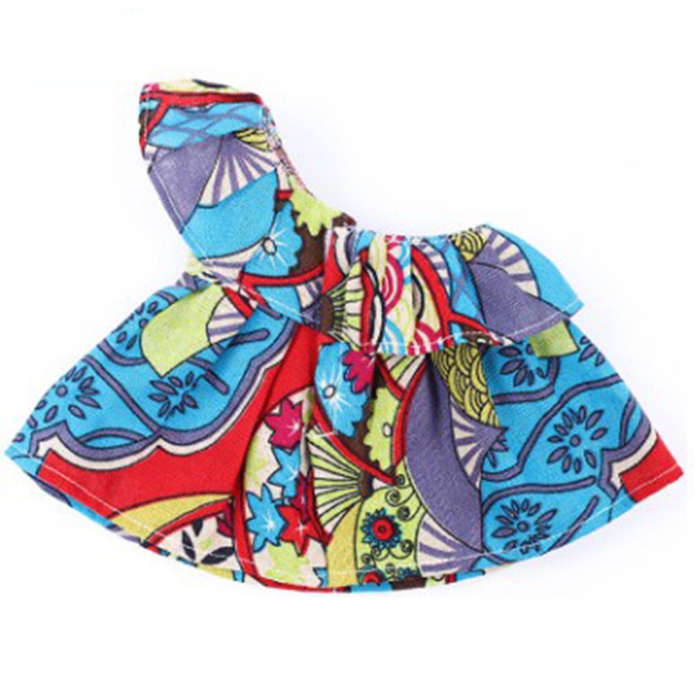 Vestido de muñecas de 30 CM para niñas, ropa de muñecas DIY, vestido de , accesorios para muñecas, casa de juegos, juego de vestir: Red fan dress