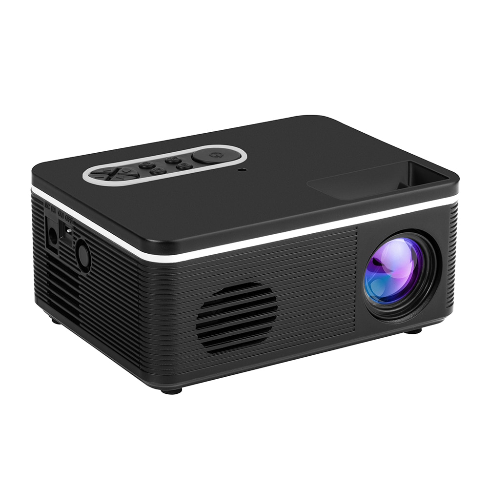 1080P Mini HD Projector Portable Projetor LED Light USB AV Port For Office Home Theater Outdoor EU US Plug