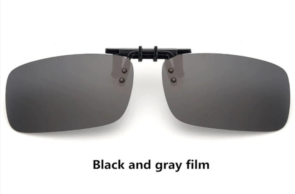 UV400 Lens Clips On Sun Glasses Driving Night Vision Lens Sun Glasses Cool Polarized Mirrored Male Anti-UVA For Men Women Descr: 07