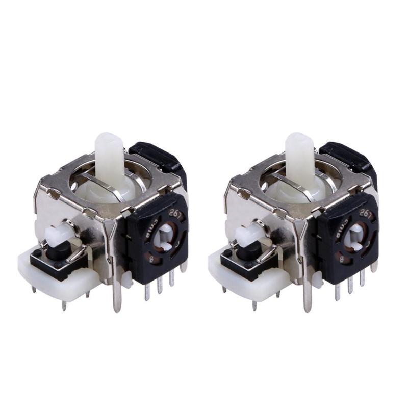 2Pcs 3D Analog Joystick Game Controller Gampad Joypad Part Component Repair Analogs Replacement for Xbox 360 Wireless Controller