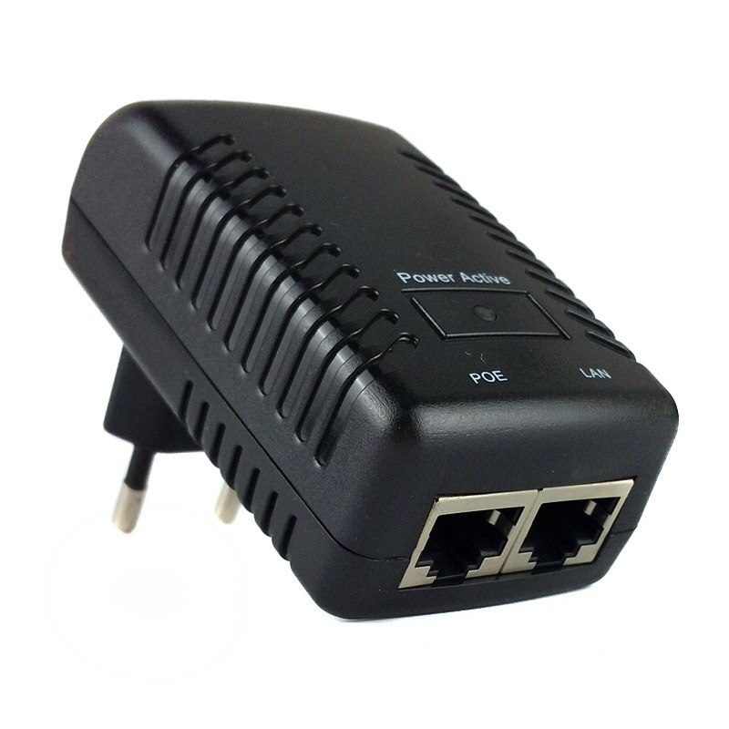 CCTV Security Surveillance PoE Power Supply 48V 0.5A 24W POE Wall Plug POE Injector Ethernet Adapter IP Camera Phone US EU Plug