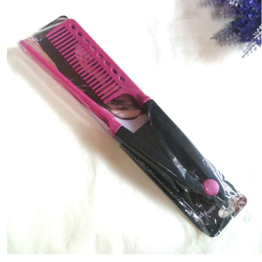Straight Hair Comb Brush Tool For Dry Iron Hair Curl to Straight Hair Shaper