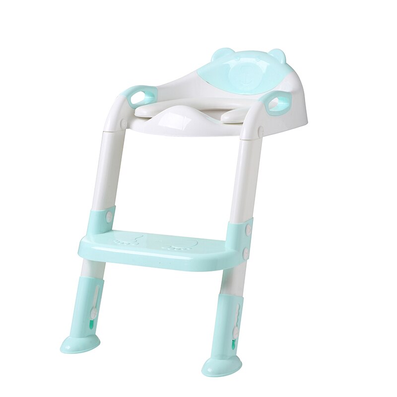 Folding Baby Potty Infant Kids Toilet Training Seat with Adjustable Ladder Portable Urinal Potty Toilet Seat for Kids: soft cushion