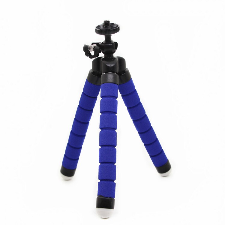 Mini Flexible Sponge Octopus Tripod for iPhone Huawei Mobile Phone Smartphone Tripod for Gopro 9 8 7 5 Osmo Camera: Oranje