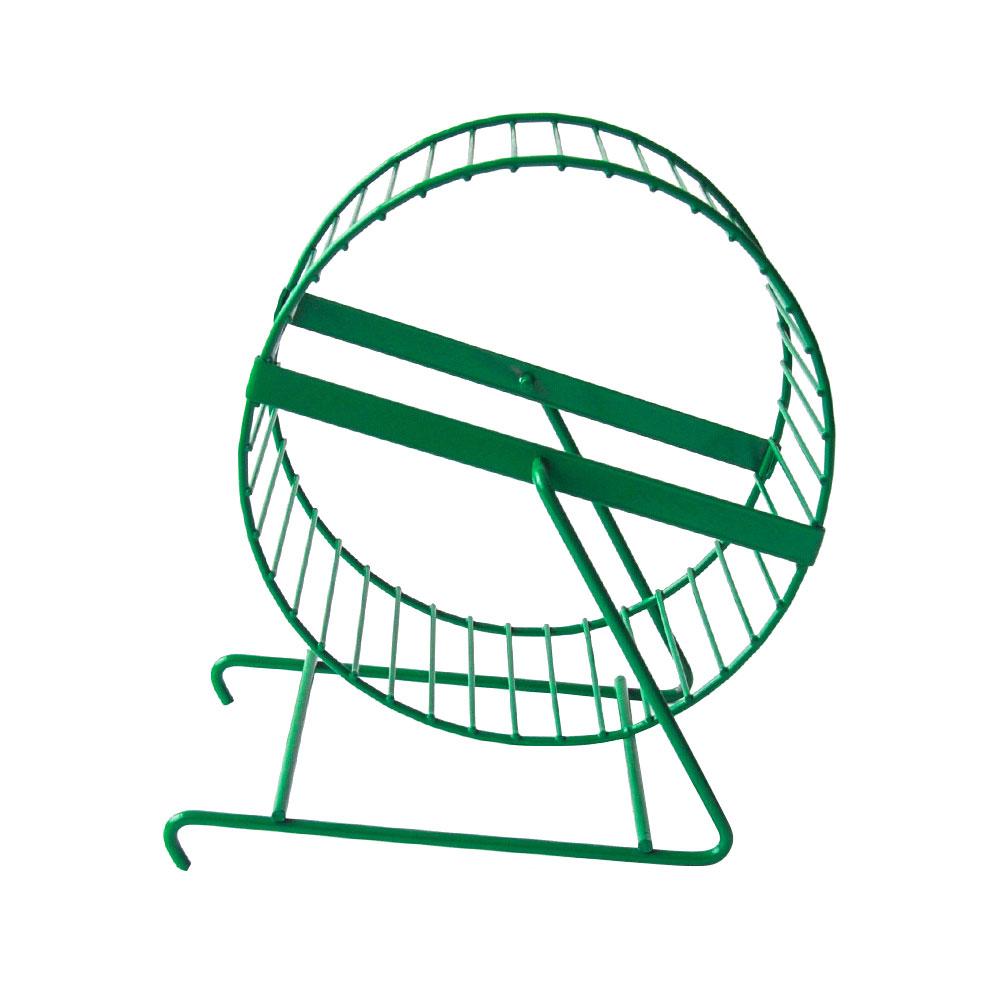 Activity Wheel Metal Safe Durable Run-around Wheel Fitness Treadmill Toy for Small Pet Hamster Hedgehog