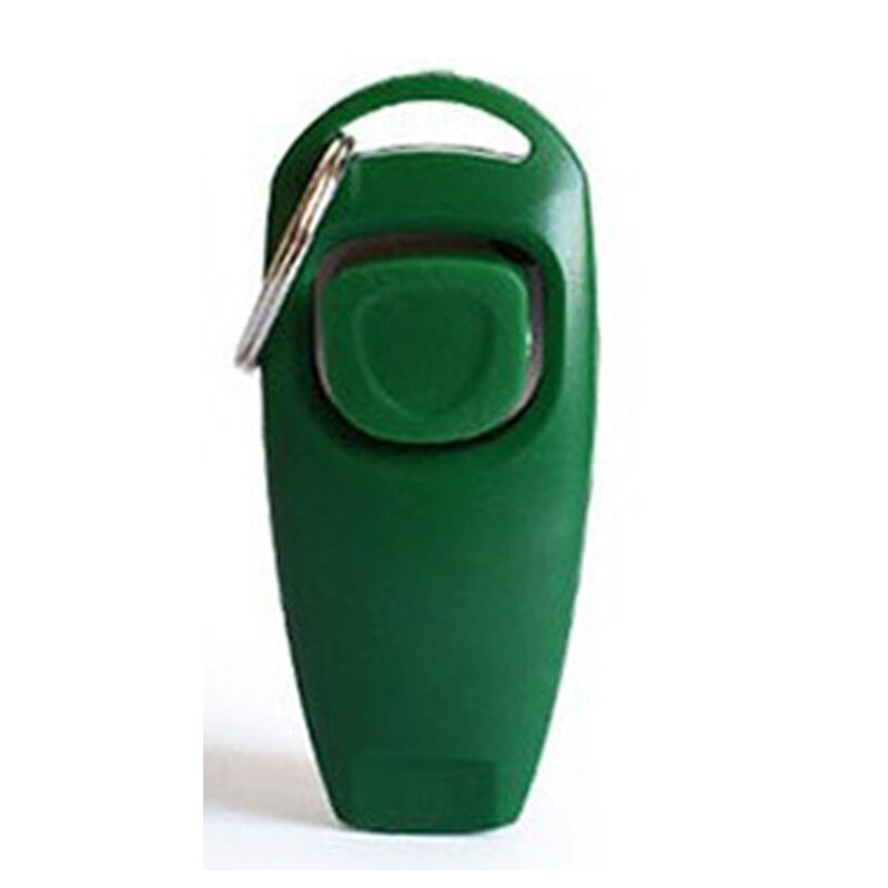 Pet Dog Whistle En Clicker Puppy Stop Barking Training Aid Tool Clicker Draagbare Trainer Huisdier Producten Levert: green